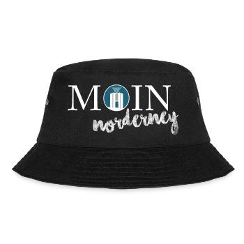 Moin Norderney - Bucket Hat - Schwarz - Vorne - Lela (165cm)