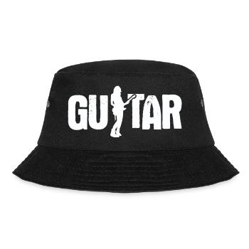 Akustik Spruch Für E-Gitarre Konzert Gitarre - Bucket Hat - Schwarz - Vorne - Lela (165cm)