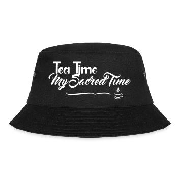 Tea Time and Hapiness Design - Bucket Hat - black - Front - Lela (165cm)