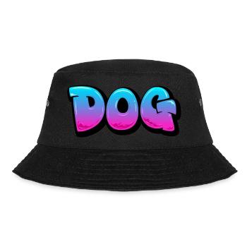 DOG - Bucket Hat - Schwarz - Vorne - Lela (165cm)