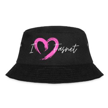 Ilove Fasnet Pink - Bucket Hat - Schwarz - Vorne - Lela (165cm)