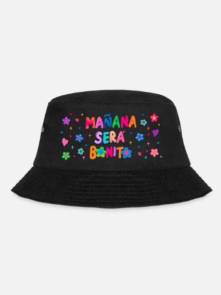 Mañana Será Bonito Lustig Spanisch Positive - Bucket Hat - Schwarz