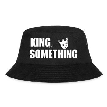 KÖNIG VON ETWAS - Bucket Hat - Schwarz - Vorne - Lela (165cm)