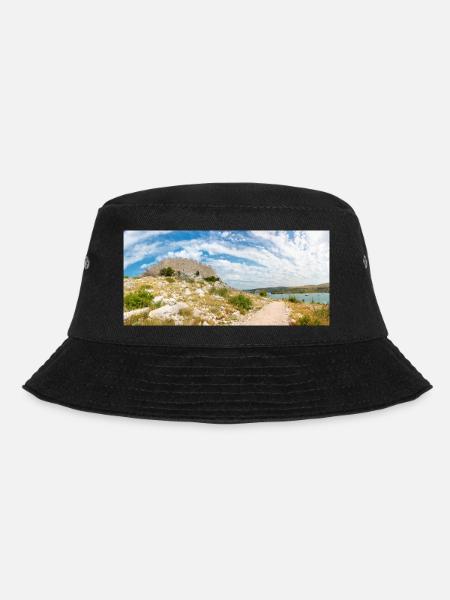 Die Mauer von Oštrica (Bedem Grebastica) Kroatien - Bucket Hat - Schwarz