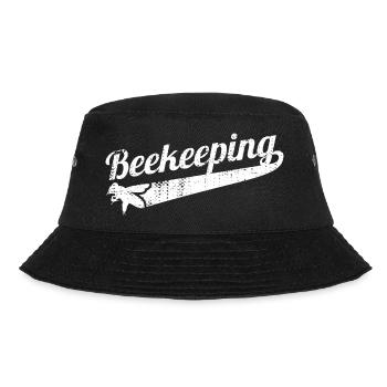 Lustige Imkerei - Bucket Hat - Schwarz - Vorne - Lela (165cm)