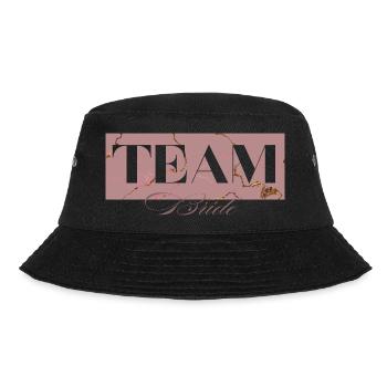 Team Braut Roségold - Team Braut - Bucket Hat - Schwarz - Vorne - Lela (165cm)