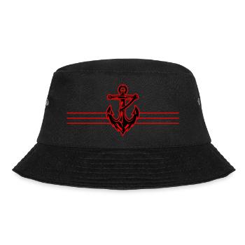Anchor Marine - Bucket Hat - black - Front - Lela (165cm)