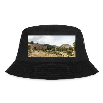 Burgruine des mittelalterlichen Palio Pyli Kos - Bucket Hat - Schwarz - Vorne - Lela (165cm)