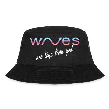 waves toys from god - Bucket Hat - Schwarz - Vorne - Lela (165cm)
