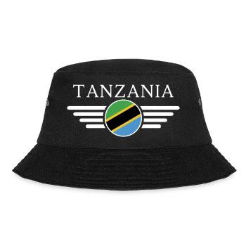 Ich liebe Tansania, Eleganz Stil Design T-Shirt - Bucket Hat - Schwarz - Vorne - Lela (165cm)