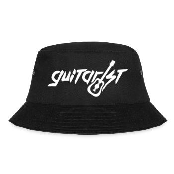 Guitarist Guitar Playing Guitarist Rock Music Fun - Bucket Hat - black - Front - Lela (165cm)