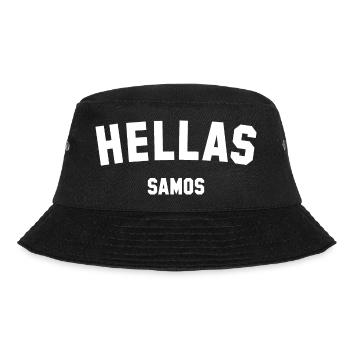 HELLAS SAMOS Greece - Bucket Hat - black - Front - Lela (165cm)