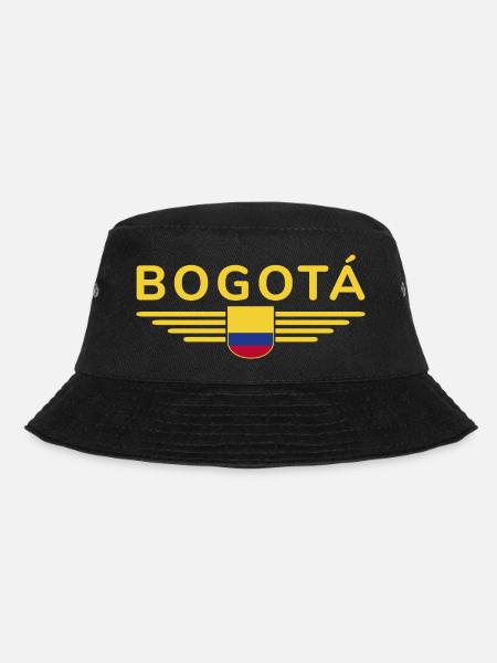 Bogotá Design – Stadt der Anden - Bucket Hat - Schwarz