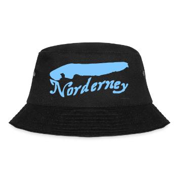 Norderney Tattoo - Bucket Hat - Schwarz - Vorne - Lela (165cm)