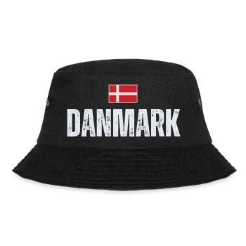 Danish pride, proud Dane - Bucket Hat - black - Front - Lela (165cm)