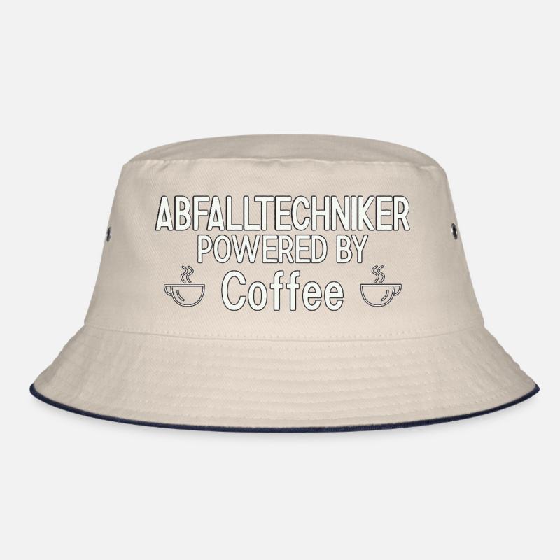 Waste Technician Powered By Coffee Bucket Hat