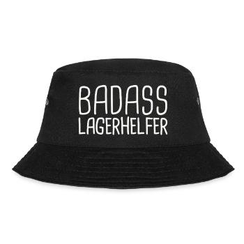 Camp Helper Badass - Bucket Hat - black - Front - Lela (165cm)
