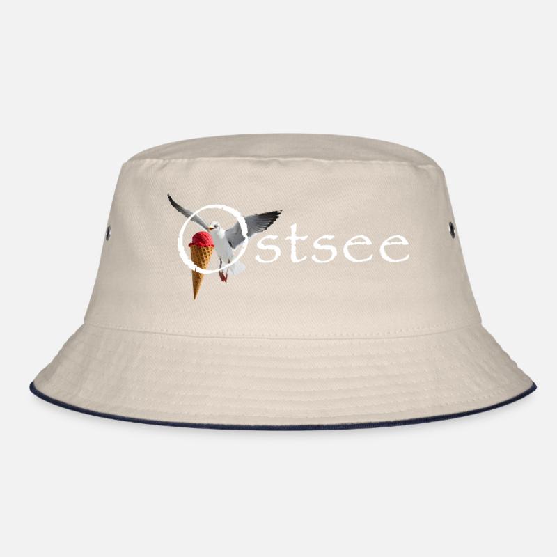 Ostsee Möwe Eisräuber Raubvogel Bucket Hat