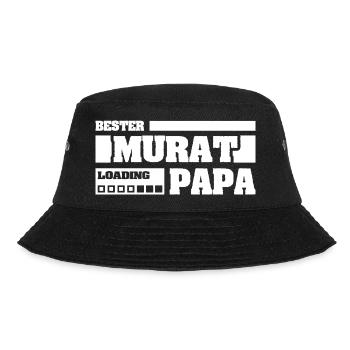 Father picture with funny loading bar for Murat - Bucket Hat - black - Front - Lela (165cm)