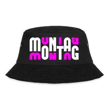 Monday White/Pink - Bucket Hat - black - Front - Lela (165cm)