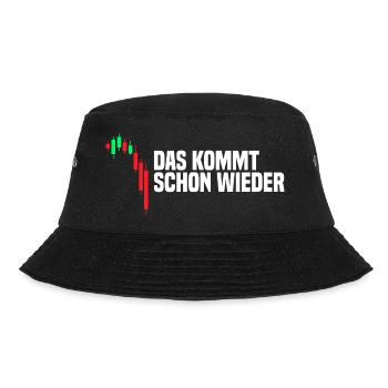 Das kommt schon wieder Aktienmarkt Börse Trader - Bucket Hat - Schwarz - Vorne - Lela (165cm)