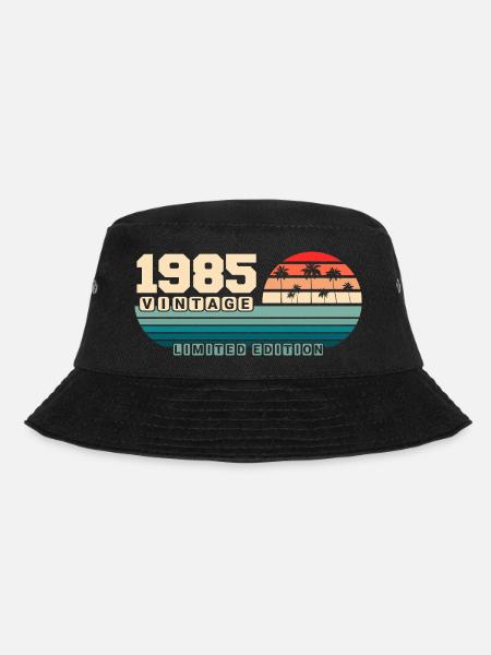 40e anniversaire 1985 Vintage 1985 Retro Sunset - Bob - noir