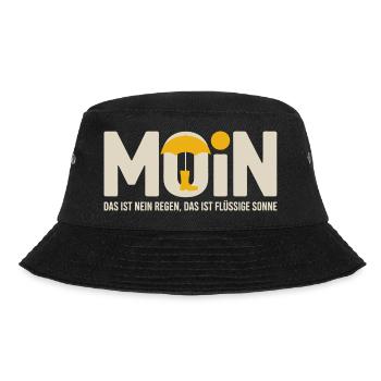 Moonshade Liquid Sun Motif - Bucket Hat - black - Front - Lela (165cm)
