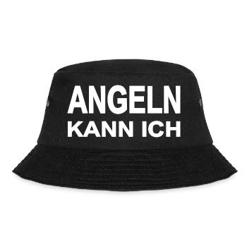 Angeln - Bucket Hat - Schwarz - Vorne - Lela (165cm)