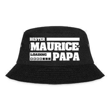 Geburt Maurice - Bucket Hat - Schwarz - Vorne - Lela (165cm)