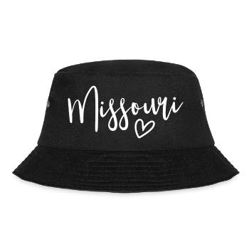 Missouri Heart Women's Love Missouri - Bucket Hat - black - Front - Lela (165cm)
