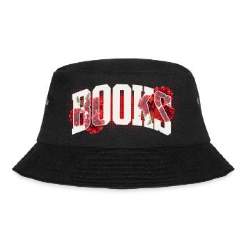 Blood Red Flowers Typo - Bucket Hat - black - Front - Lela (165cm)