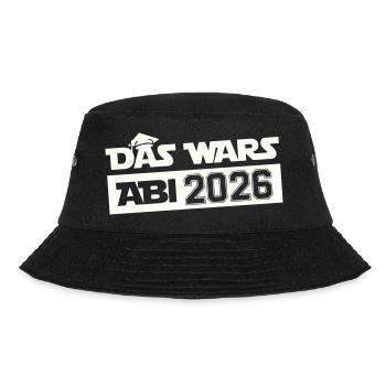 DAS WARS Abi 2026 - Bucket Hat - Schwarz - Vorne - Lela (165cm)
