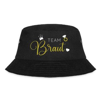 Team Braut - Bucket Hat - Schwarz - Vorne - Lela (165cm)