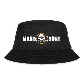 Mastodont Logo by Dalke Fishing - Bucket Hat - black - Front - Lela (165cm)