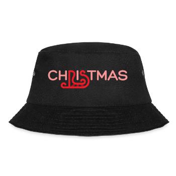 Christmas - Weihnachten - Bucket Hat - Schwarz - Vorne - Lela (165cm)