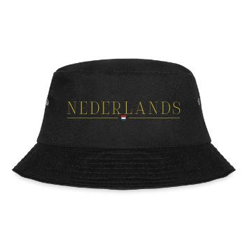 I Love Netherlands, Elegance Style Design T-Shirt - Bucket Hat - black - Front - Lela (165cm)