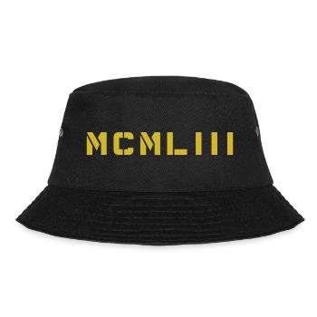 Römische Zahl Geburtsjahr Made in 1953 - Bucket Hat - Schwarz - Vorne - Lela (165cm)