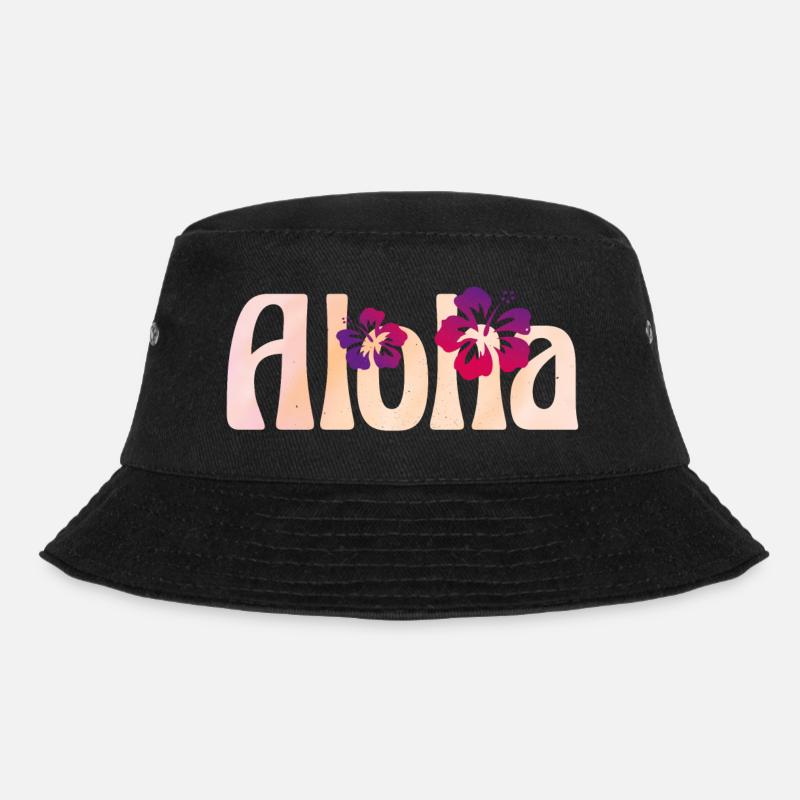 Aloha - Bucket Hat - black