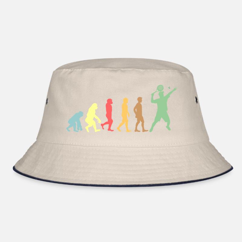Evolution von Man To Padel Spieler Bucket Hat
