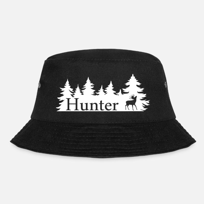 Hunter - Bucket Hat - Schwarz