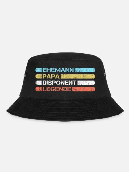 Papa der Disponent - Bucket Hat - Schwarz