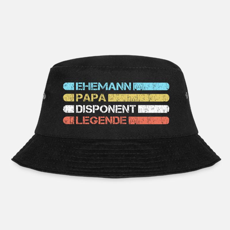 Papa der Disponent - Bucket Hat - Schwarz