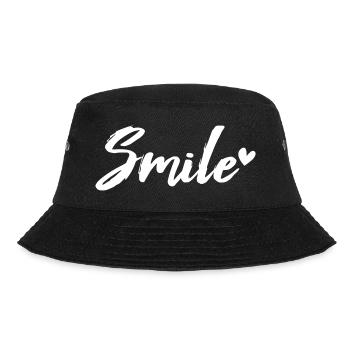 Smile - Bucket Hat - black - Front - Lela (165cm)