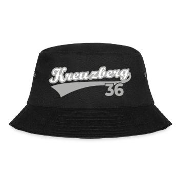 Kreuzberg 36 Berlin - Bucket Hat - Schwarz - Vorne - Lela (165cm)