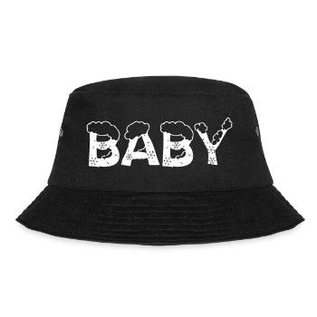 Text Eis Weihnachtskostüm Baby - Bucket Hat - Schwarz - Vorne - Lela (165cm)