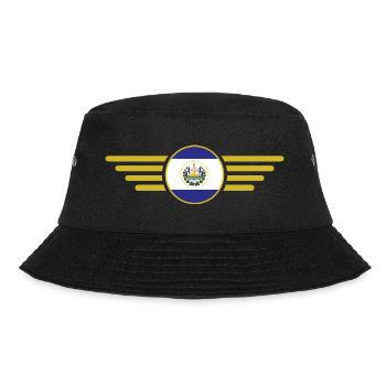 I Love El Salvador Design T-Shirt - Bucket Hat - black - Front - Lela (165cm)