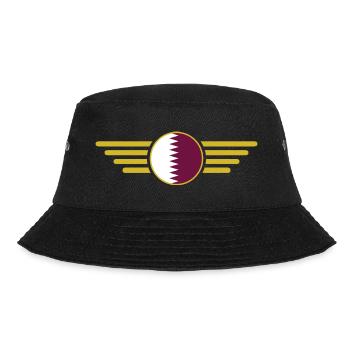 I Love Qatar, Elegance Style Design T-Shirt - Bucket Hat - black - Front - Lela (165cm)