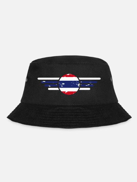 Ich liebe Thailand, Eleganz Stil Design T-Shirt - Bucket Hat - Schwarz