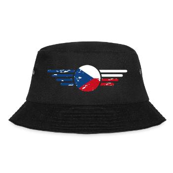 Ich liebe Tschechien, Eleganz Stil Design T-Shirt - Bucket Hat - Schwarz - Vorne - Lela (165cm)