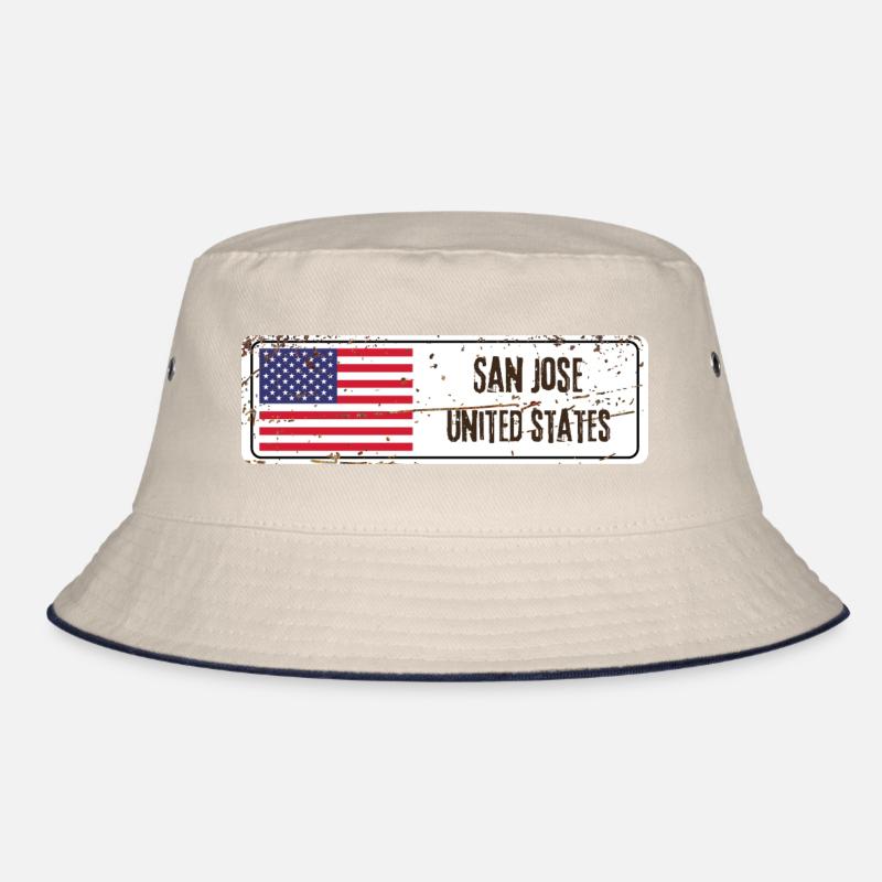 San Jose Flag Bucket Hat
